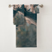 Hochlandkuhportrait Badhandtuch Set (Insitu)