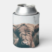 Hochlandkuhportrait Dosenkühler (Kanne Vorderseite)