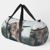 Hochlandkuhportrait Duffle Bag (Rechte Ecke)