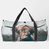 Hochlandkuhportrait Duffle Bag (Rückseite)