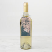 Hochlandkuhportrait Flaschenanhänger (Auf Flasche)