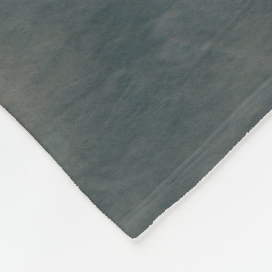 Hochlandkuhportrait Fleecedecke (Ecke)