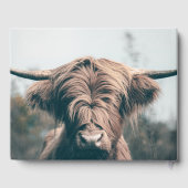 Hochlandkuhportrait Gästebuch (Rückseite)