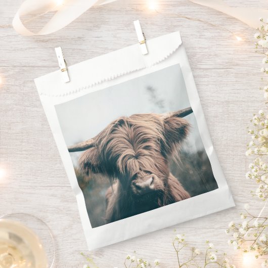 Hochlandkuhportrait Geschenktütchen (Ausgeschnitten)