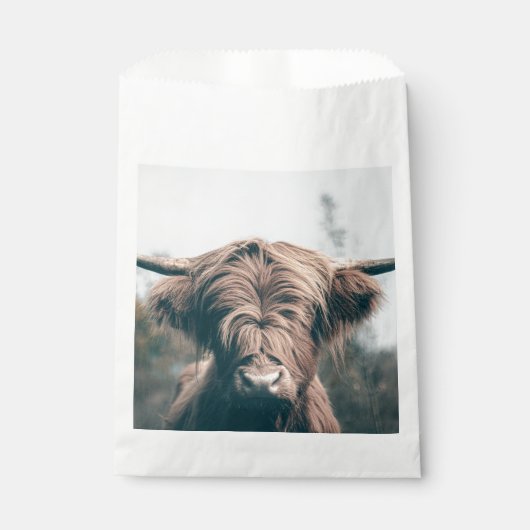 Hochlandkuhportrait Geschenktütchen (Vorderseite)