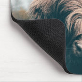 Hochlandkuhportrait Mousepad (Ecke)
