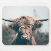 Hochlandkuhportrait Mousepad (Vorne)