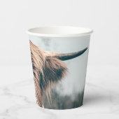 Hochlandkuhportrait Pappbecher (Rückseite)