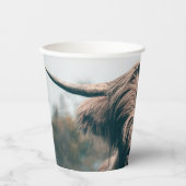 Hochlandkuhportrait Pappbecher (Vorderseite)