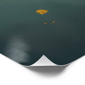 Hochlandkuhportrait Poster (Ecke)