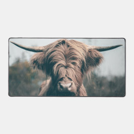 Hochlandkuhportrait Schreibtischunterlage