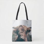 Hochlandkuhportrait Tasche (Vorderseite)