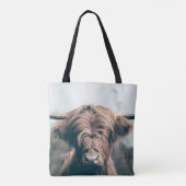 Hochlandkuhportrait Tasche (Rückseite)