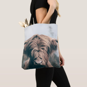 Hochlandkuhportrait Tasche