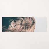 Hochlandkuhportrait Yogamatte (Vorderseite (Horizontal))