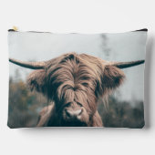 Hochlandkuhportrait Zubehörtasche (Vorderseite)