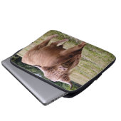 Hochlandkuhrabe Laptopschutzhülle (Vorne Knopf)