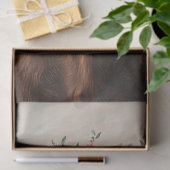 Hochlandkuhrosa-Blume Seidenpapier (Geschenk)