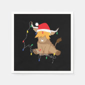 Hochlandkuhweiden Serviette (Vorderseite)