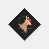 Hochlandkuhweiden Serviette (Ecke)