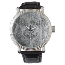 Hochlandkuhwoodcut Watch