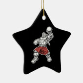 Hochlandlilie Keramik Ornament (Rechts)