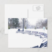 Hochlandpark im Winter Postkarte (Vorne/Hinten)