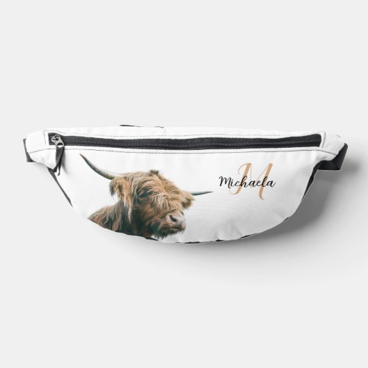 Hochlandportrait individuelle Name Bauchtasche (Ablage )