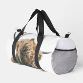 Hochlandportrait individuelle Name Duffle Bag (Rechte Ecke)