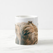 Hochlandportrait individuelle Name Kaffeetasse (Mittel)