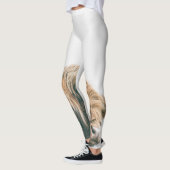 Hochlandportrait individuelle Name Leggings (Links)