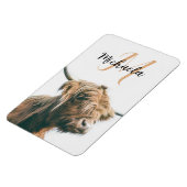 Hochlandportrait individuelle Name Magnet (Linke Seite)