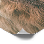 Hochlandportrait individuelle Name Poster (Ecke)