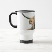 Hochlandportrait individuelle Name Reisebecher (Links)