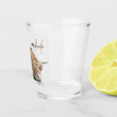 Hochlandportrait individuelle Name Schnapsglas (Rechts)