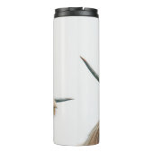 Hochlandportrait individuelle Name Thermosbecher (Rückseite)