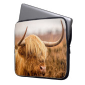 Hochlandrind Laptopschutzhülle (Vorderseite Links)
