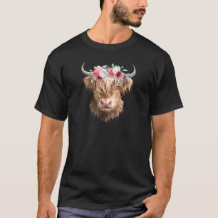 Hochlandrind-Malerei T-Shirt
