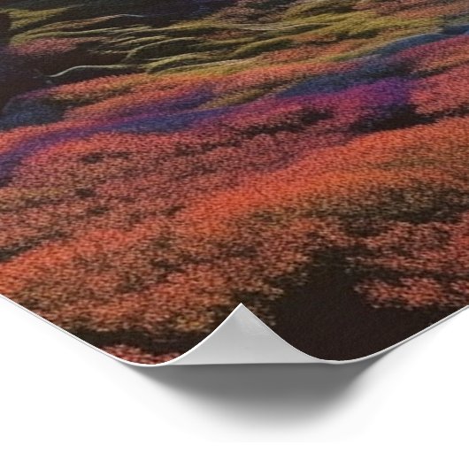 Hochlandsee Poster (Ecke)