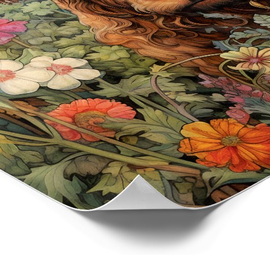 Hochlandskunst Poster (Ecke)