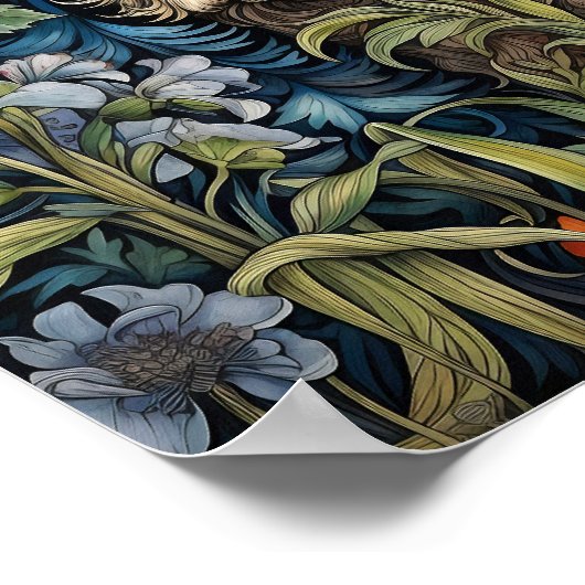 Hochlandskunst Poster (Ecke)