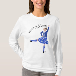 Hochlandtänzerin in Blau T-Shirt