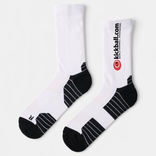 Hochleistungs-Crew-Socken mit Logo Socken (Links)