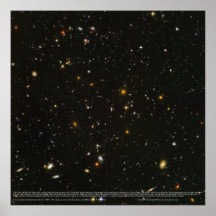 Hochleistungs-Hubble-Ultra-Deep-Field-Poster (Orig Poster