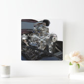 Hochleistungs-Motor Quadratische Wanduhr (Zuhause)