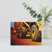 Hochleistungsbauausrüstung Postkarte (Stehend Vorderseite)