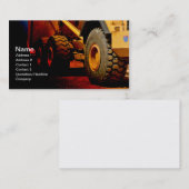 Hochleistungsbauausrüstung Visitenkarte (Vorne/Hinten)