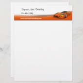 Hochleistungsfähiges Auto Briefbogen (Vorne/Hinten)