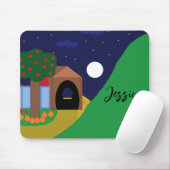 Hochmond mit Apfelbaum und Berg: Mousepad (Mit Mouse)