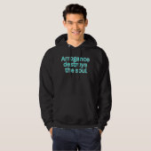 Hochmut zerstört die Seele - religiöses Sprichwort Hoodie (Vorne ganz)